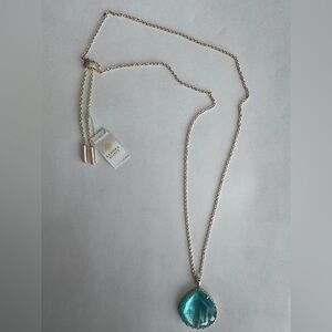 NWT- Kendra Scott Kenzie Long Adjustable chain necklace- Gold